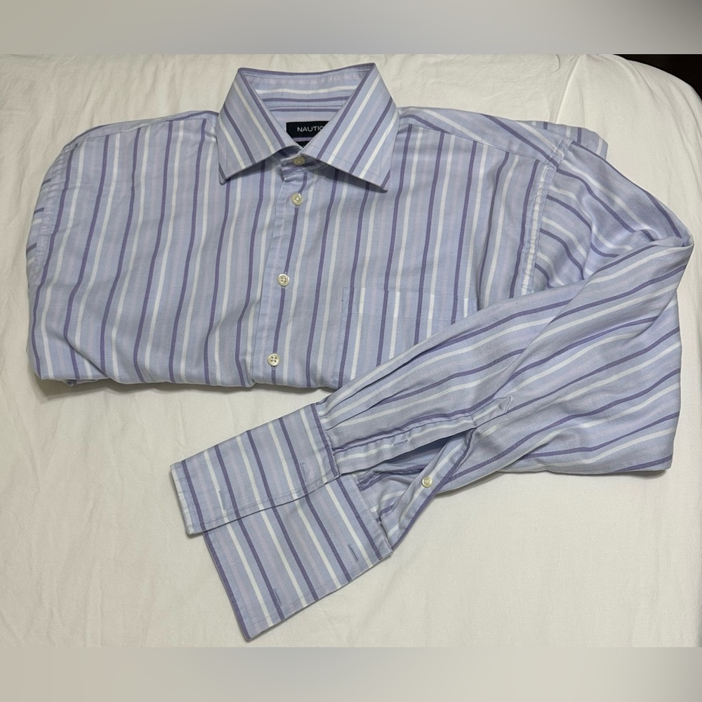 Nautical Royal Oxford French Cuff 15 1/2 - 33